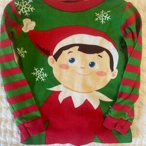 Festive Elf Kids Long Sleeve Shirt